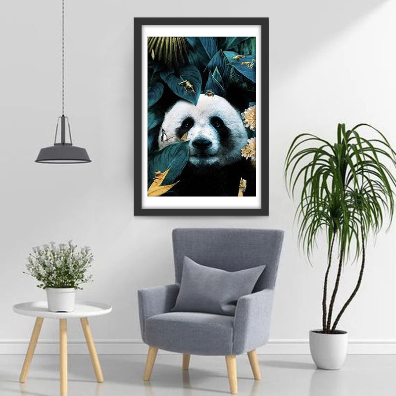 Panda im Regenwald Diamond Painting