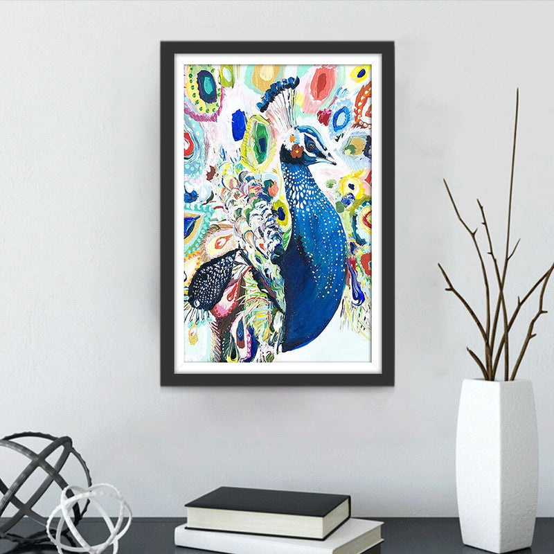 Bunter Pfau Diamond Painting