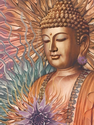 Buddha und Frieden Diamond Painting
