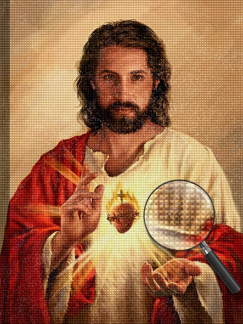 Das heilige Herz von Jesus Diamond Painting