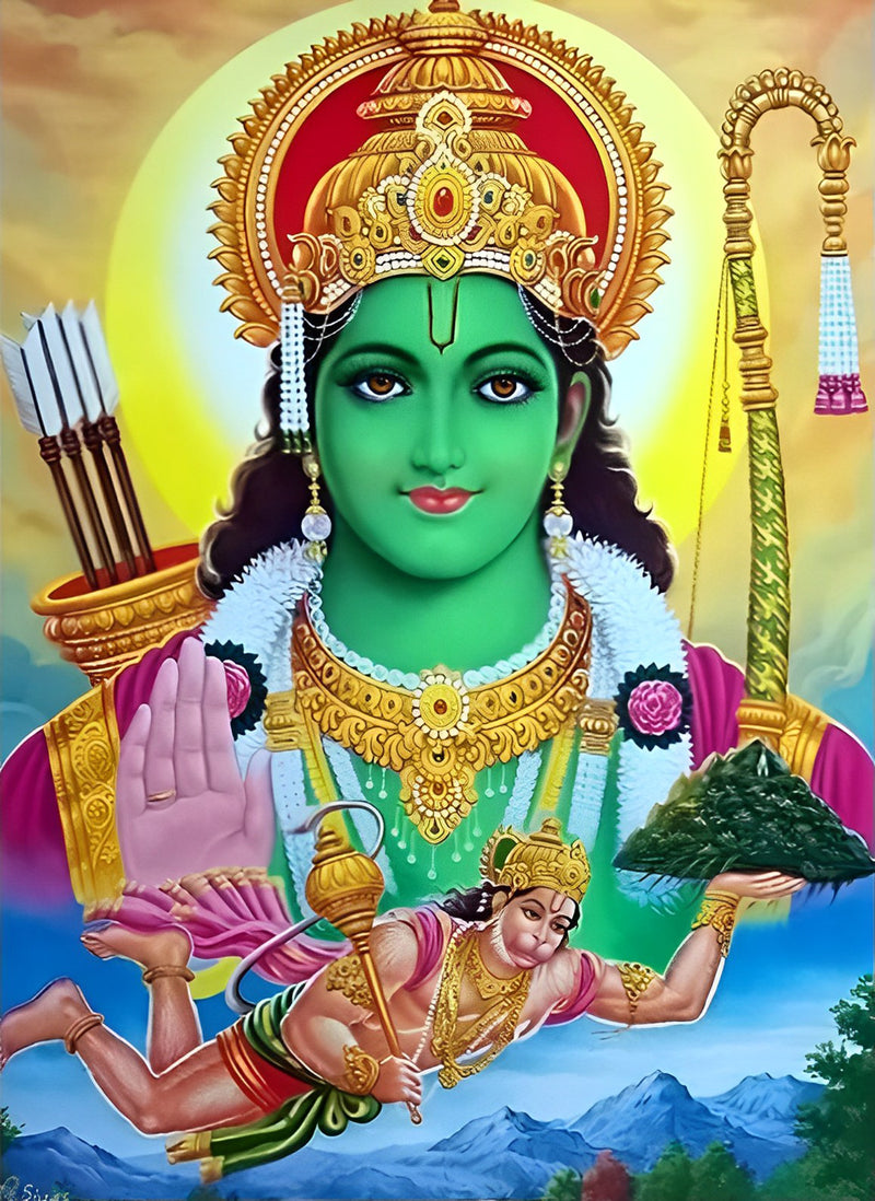 Hinduismus Ramayana Diamond Painting