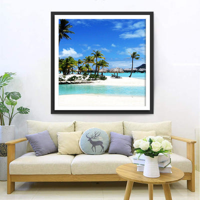 Strand Palmen Diamond Painting