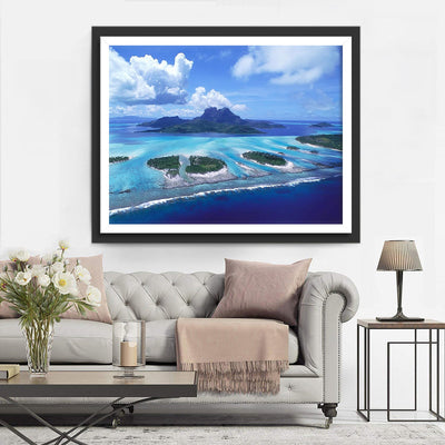 Meer Insel Diamond Painting