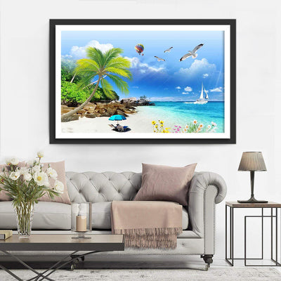 Strand Landschaft Diamond Painting