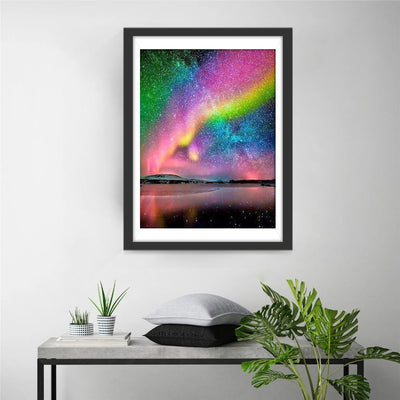 Regenbogen Sterne Diamond Painting