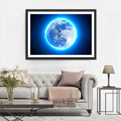 Schöner blauer Planet Diamond Painting