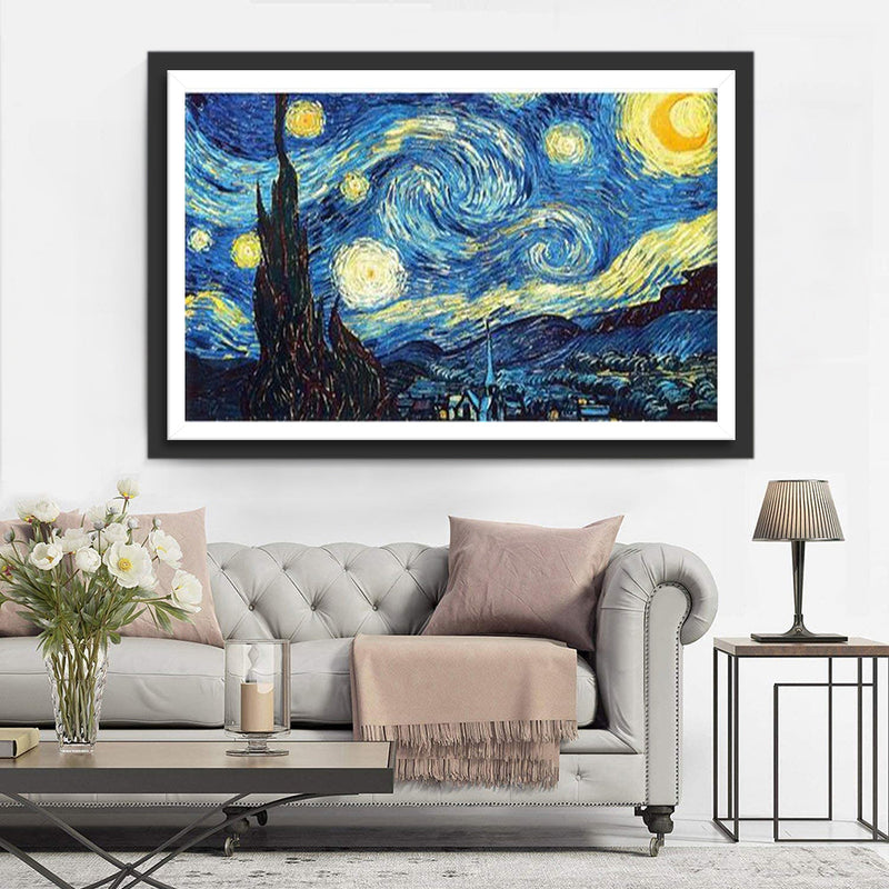 Van Gogh, Sternennacht Diamond Painting