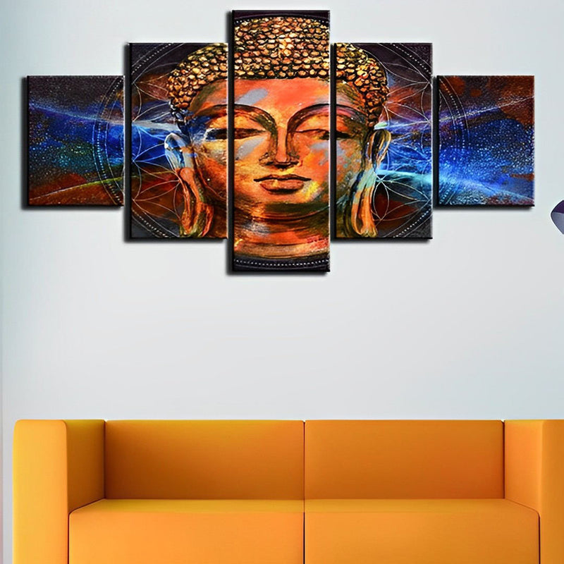 Buddha Diamond Painting 5 teilig