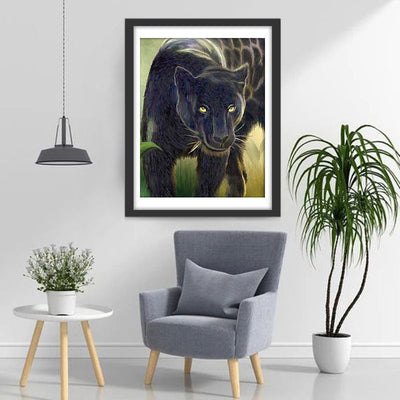 Schwarzer Panther Diamond Painting