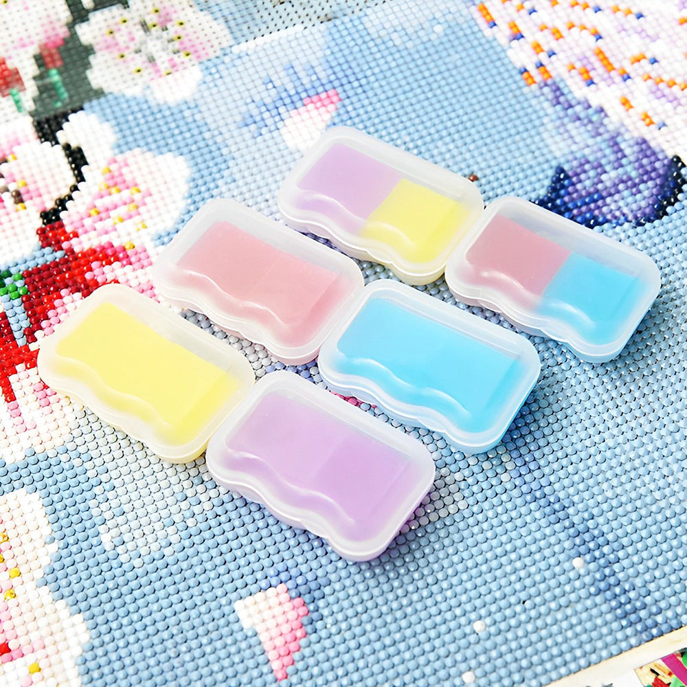 6/12 Stücke Wachs mit Aufbewahrungsbox Diamond Painting Zubehör