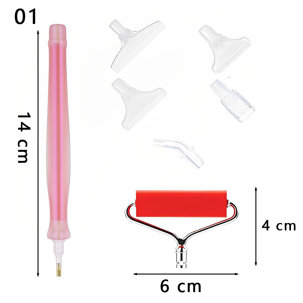 Stift, Stiftspitzen und Rolle Werkzeugset Diamond Painting Zubehör