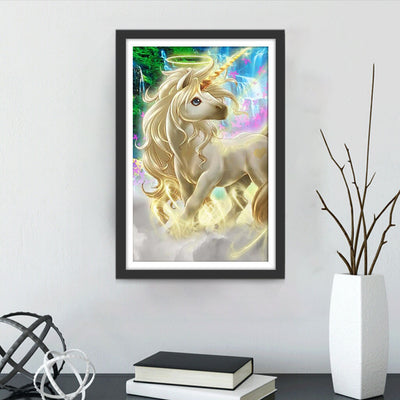 Goldenes Einhorn Diamond Painting