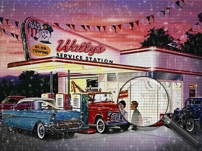 Wally's Service-Station Diamond Painting