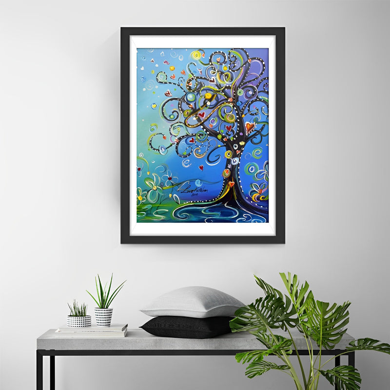 Abstrakter Baum Diamond Painting