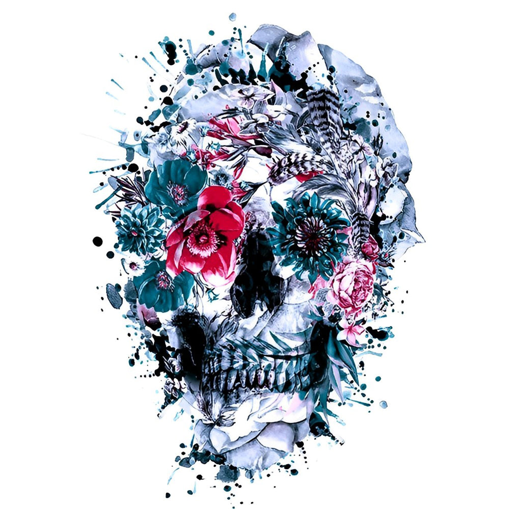 Abstrakter Totenkopf Diamond Painting