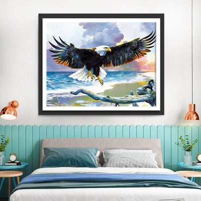 Adler am Meer Diamond Painting