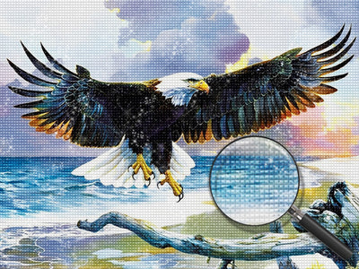 Adler am Meer Diamond Painting