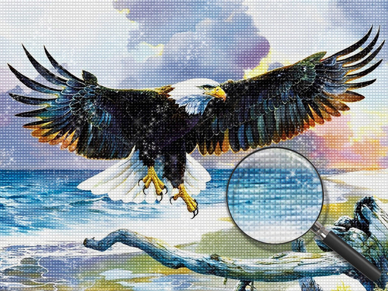 Adler am Meer Diamond Painting