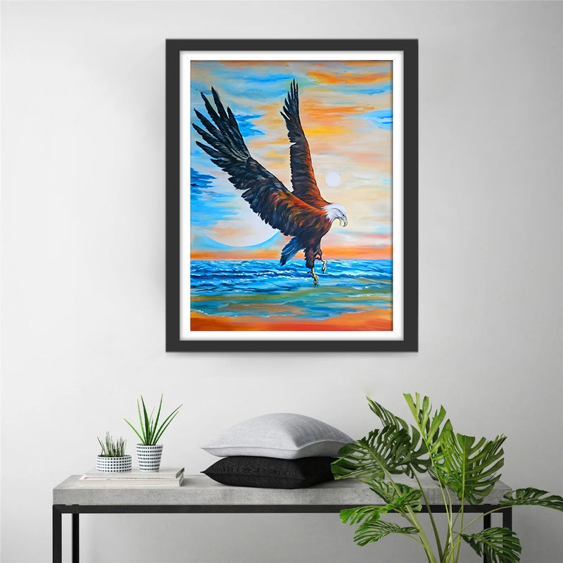 Adler am Meer Diamond Painting