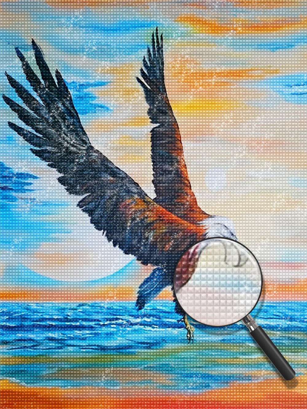 Adler am Meer Diamond Painting