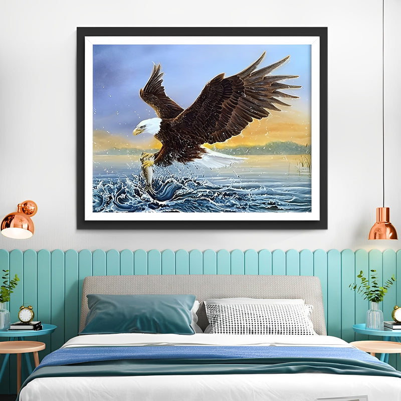 Adler auf dem Meer Diamond Painting