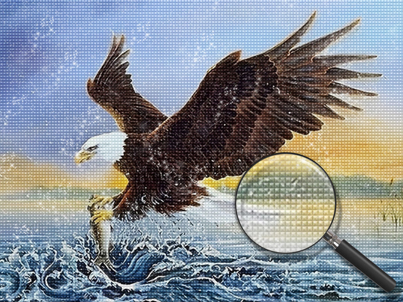 Adler auf dem Meer Diamond Painting