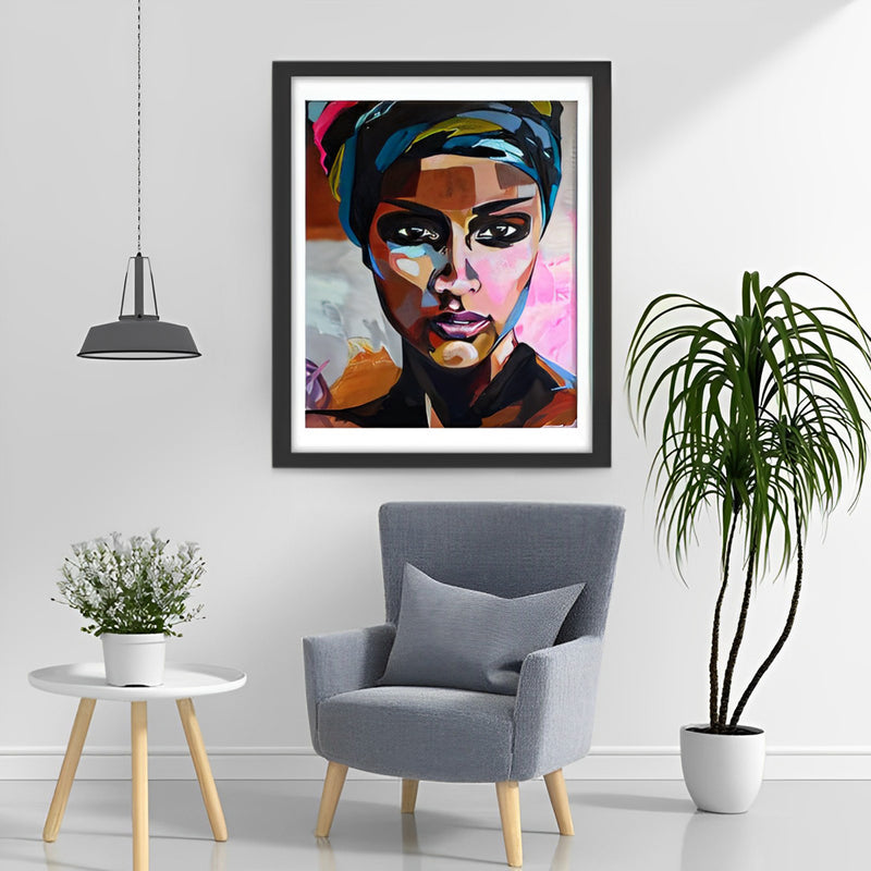 Afrikanische Frau Diamond Painting