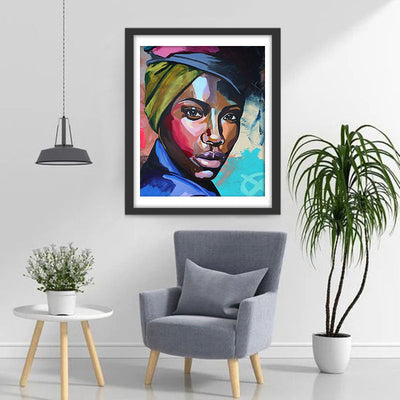 Afrikanische Frau Diamond Painting