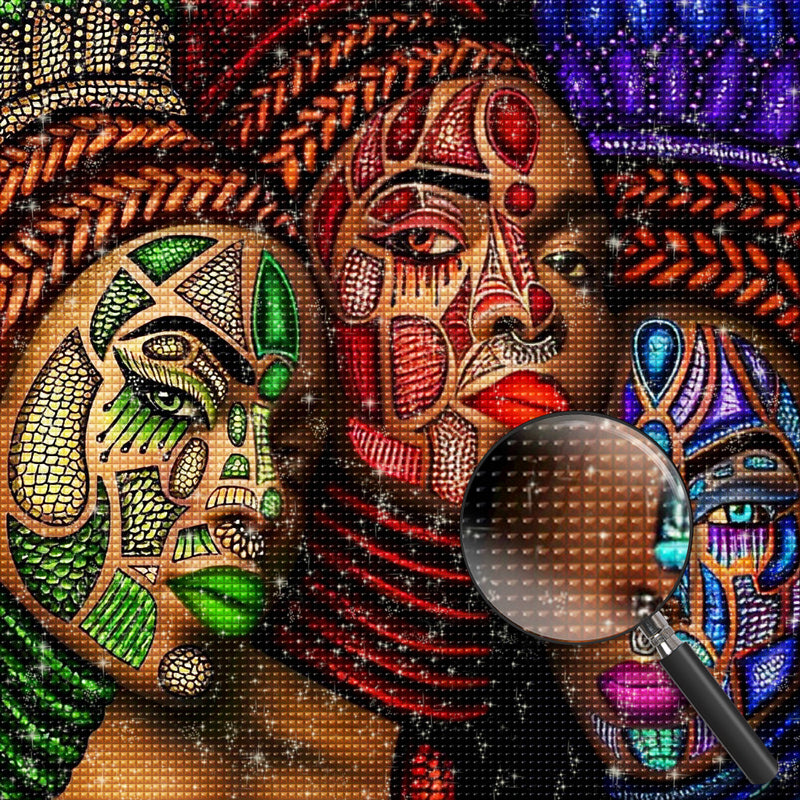 Afrikanische Frauen Diamond Painting