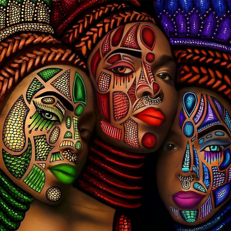 Afrikanische Frauen Diamond Painting