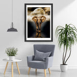Alleiner Elefant Diamond Painting