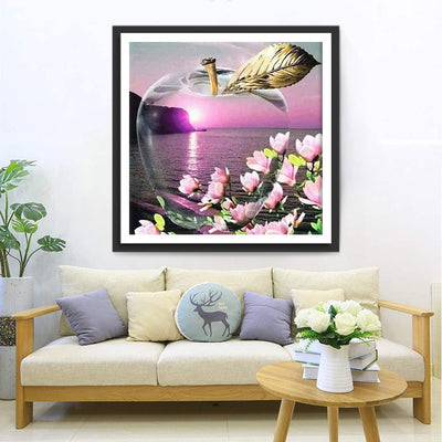 Apfel Blumen Meer Diamond Painting