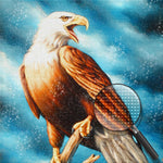Auf einem Fuß stehender Adler Diamond Painting