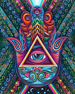 Auge in der Handfläche Diamond Painting