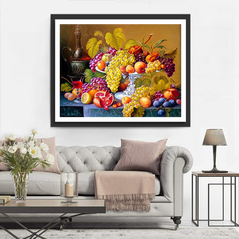 Ausgiebiges Obst Diamond Painting