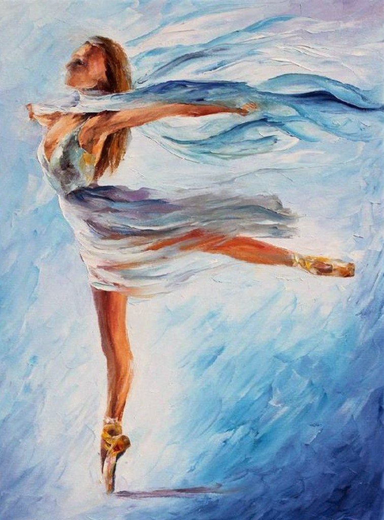 Balletttänzerin Diamond Painting