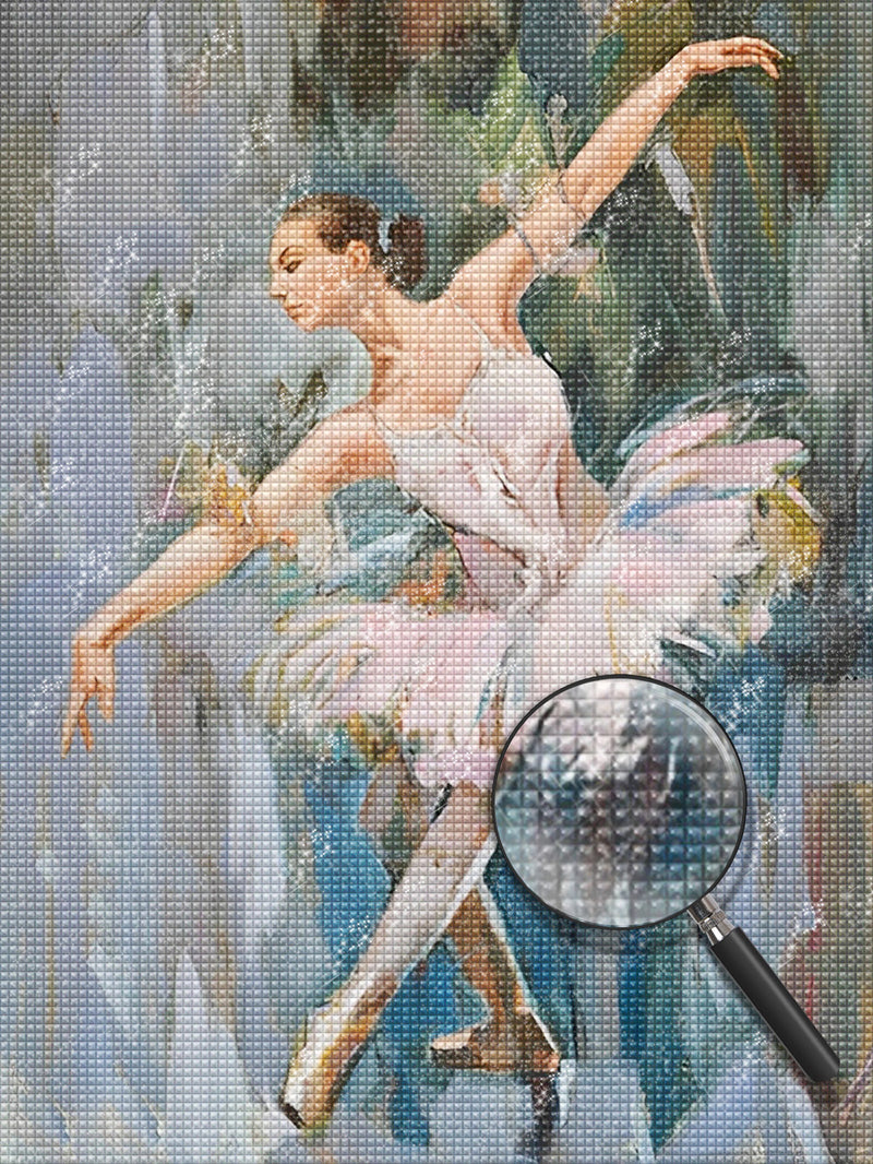 Balletttänzerin im Ölgemälde Diamond Painting