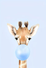 Ballon blasende Giraffe Diamond Painting