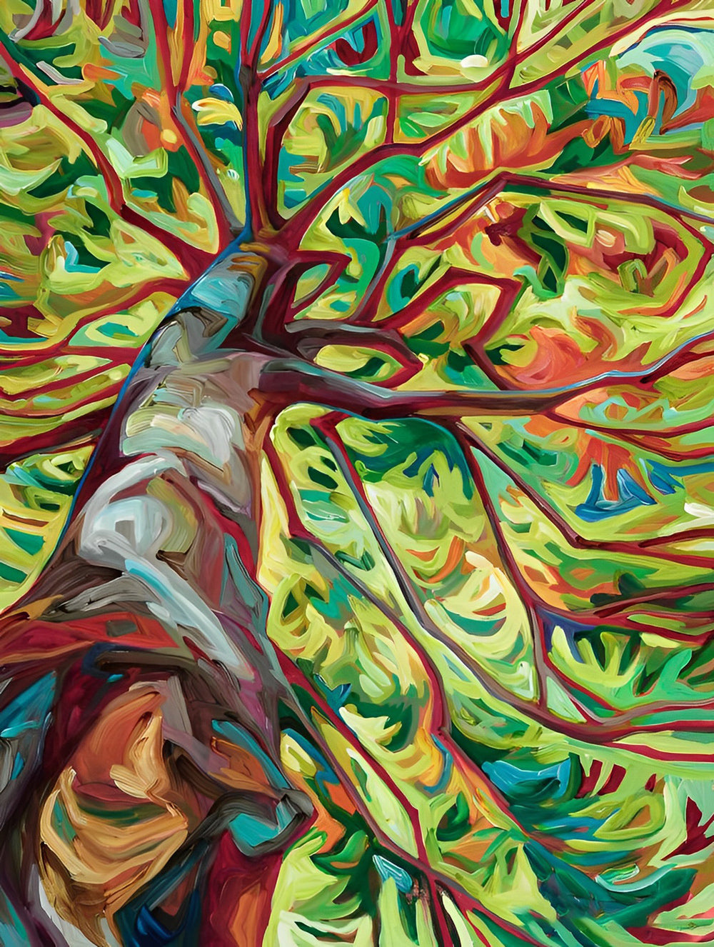 Baum Ölgemälde Diamond Painting