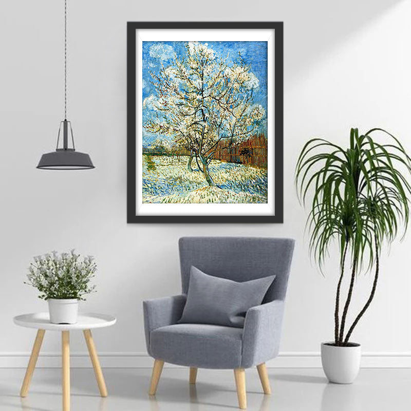 Baum unter blauem Himmel Diamond Painting