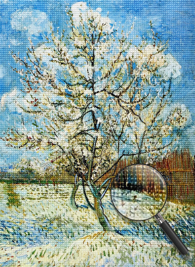 Baum unter blauem Himmel Diamond Painting