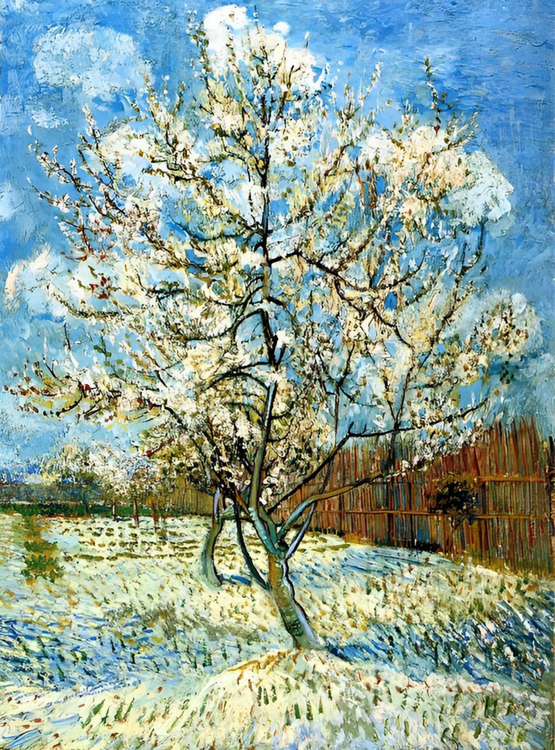 Baum unter blauem Himmel Diamond Painting