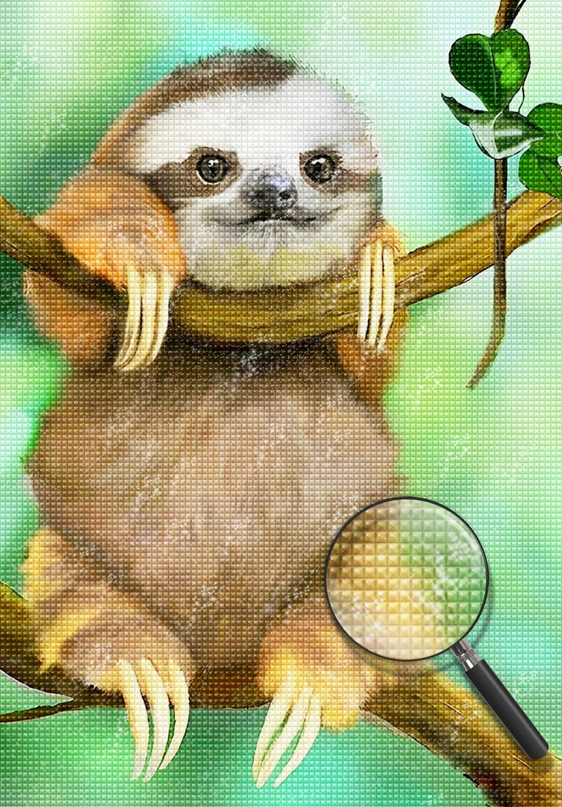 Baumkänguru Diamond Painting