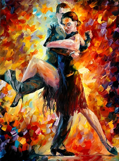 Begeisterter Tango Diamond Painting