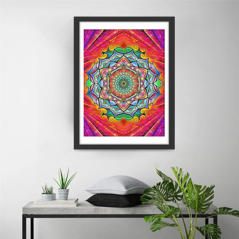 Begeistertes Mandala Diamond Painting