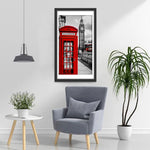 Big Ben und rote Telefonzelle Diamond Painting