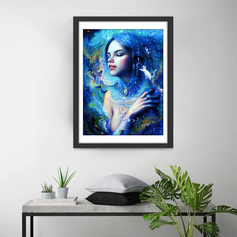 Blaue Elfe Diamond Painting