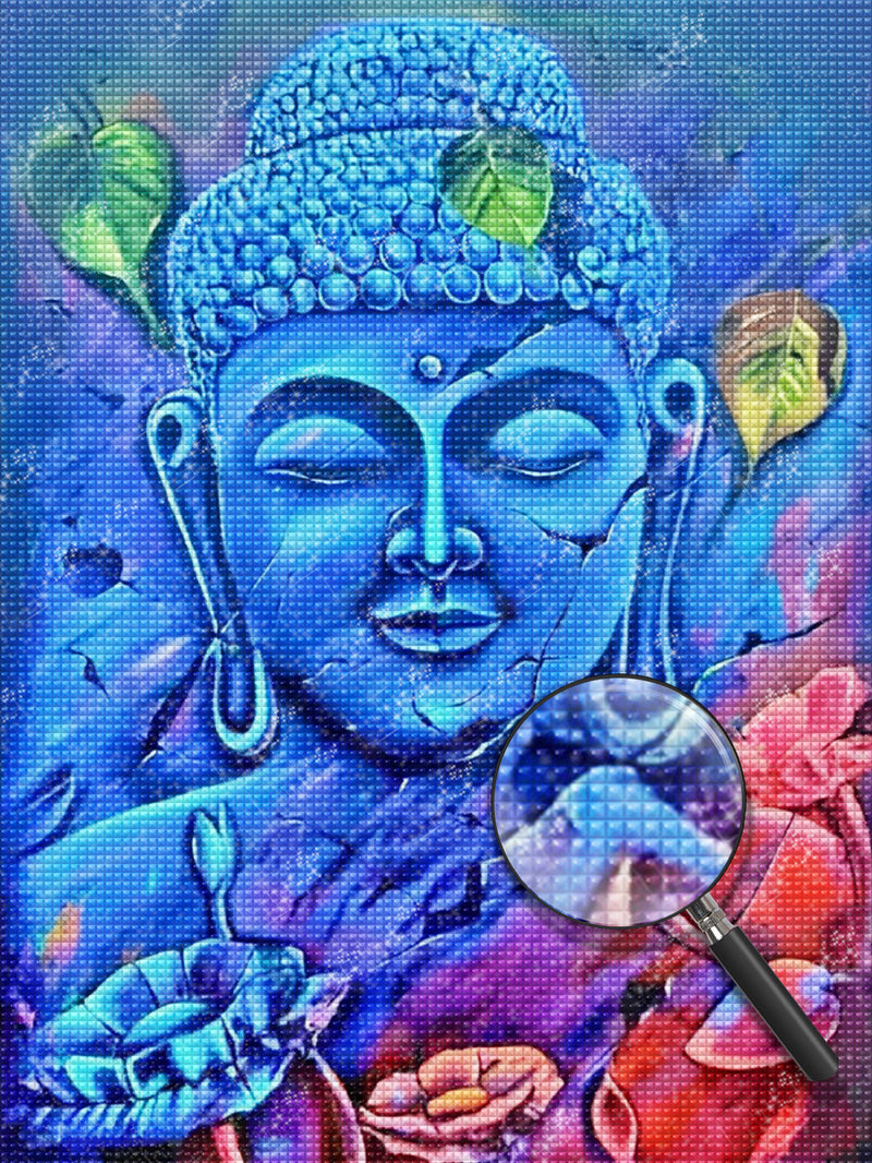 Blauer Buddha Diamond Painting