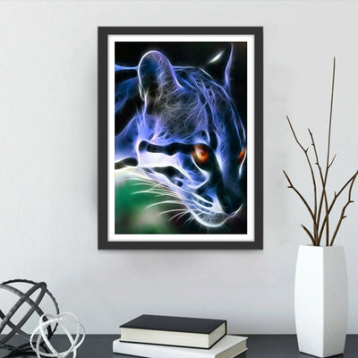 Blauer Tiger Diamond Painting