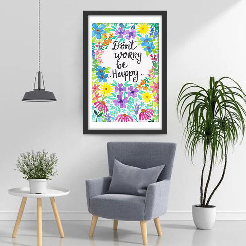 Blumen Texte Diamond Painting